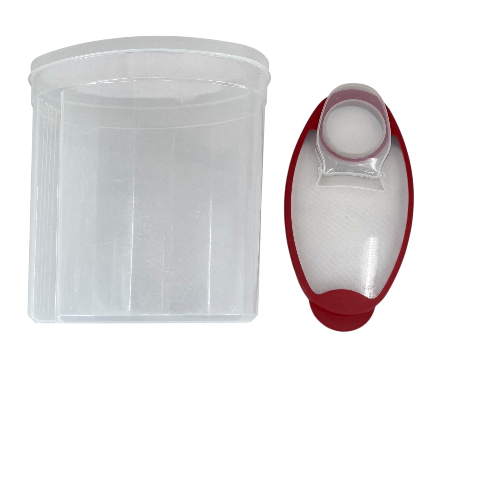 Rubbermaid #5 Servin Saver Flex Seal 1.5 Gallon Cereal Food Container Red Lid
