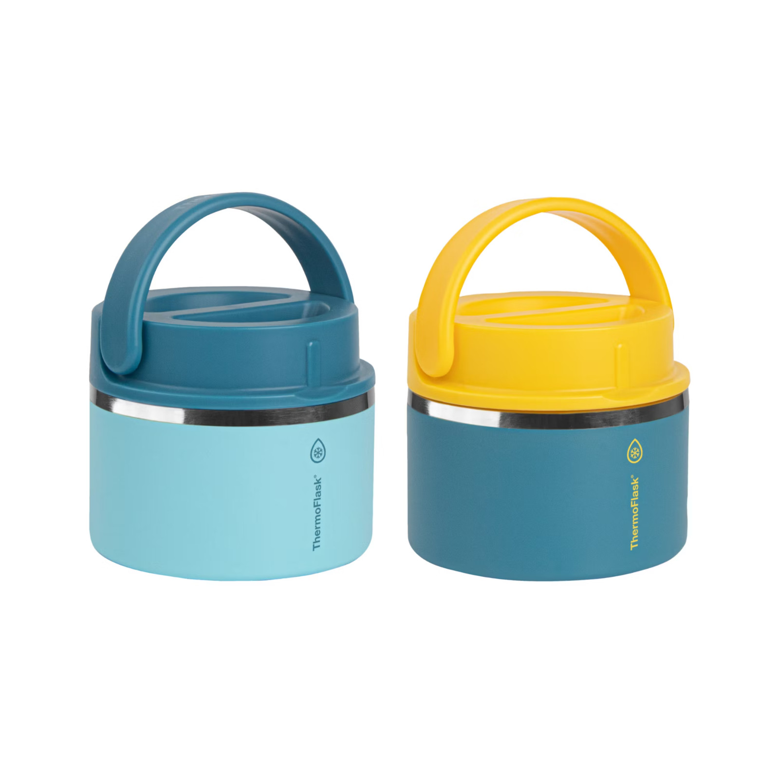 Thermoflask Insulated food jar Stainless steel BPA free 2 pack 20 oz Blue