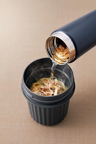 Thermos JEC-1000 NVY Noodle Container Navy for Hot and Cold Lunchesfrom JP