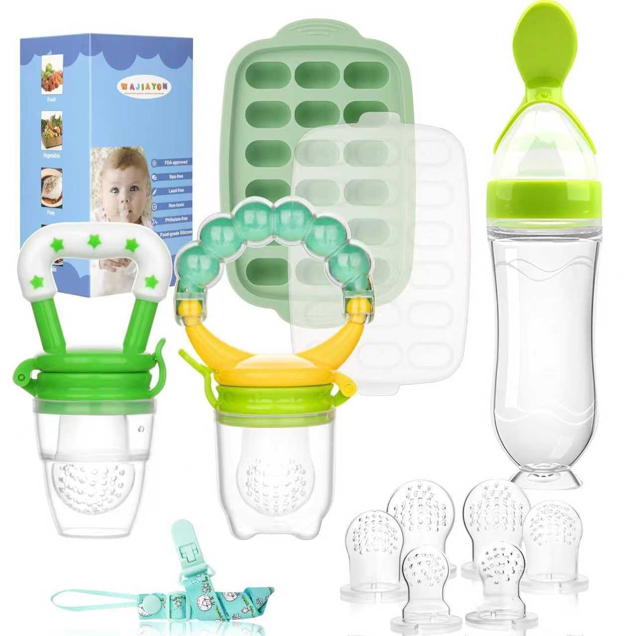 Baby Fruit Feeder Silicone Breastmilk Popsicle Freezer Teether Food Pacifier