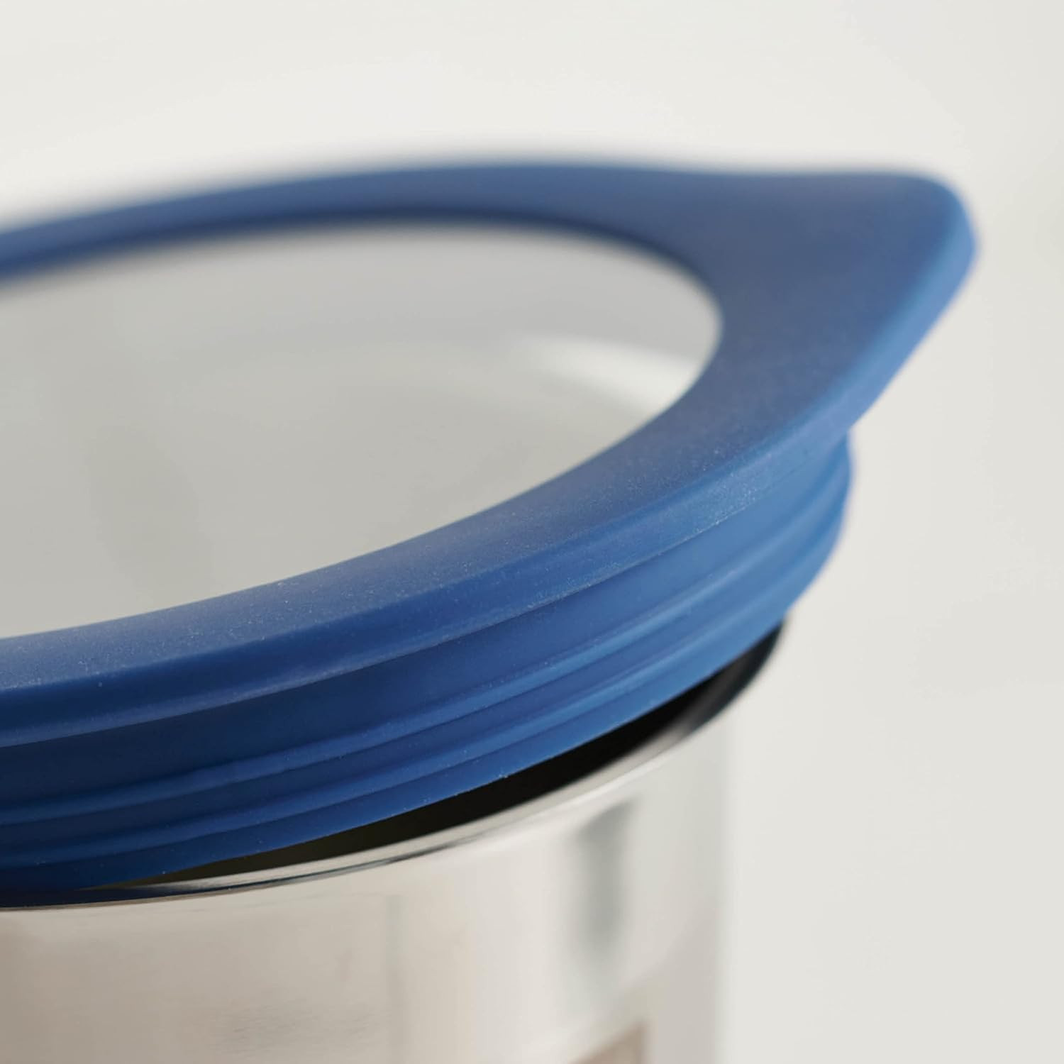 4-Piece Food Storage Containers with Silicone Lids, Stainless Steel Reusable Can