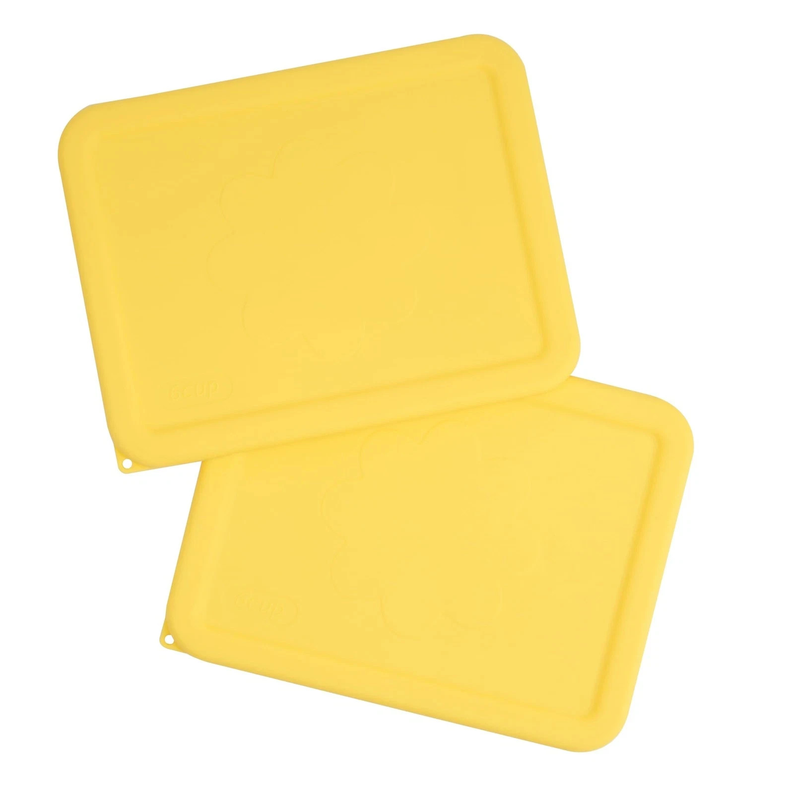 6 Cup Rectangle Silicone Storage Cover Lids Replacement for Anchor Hocking