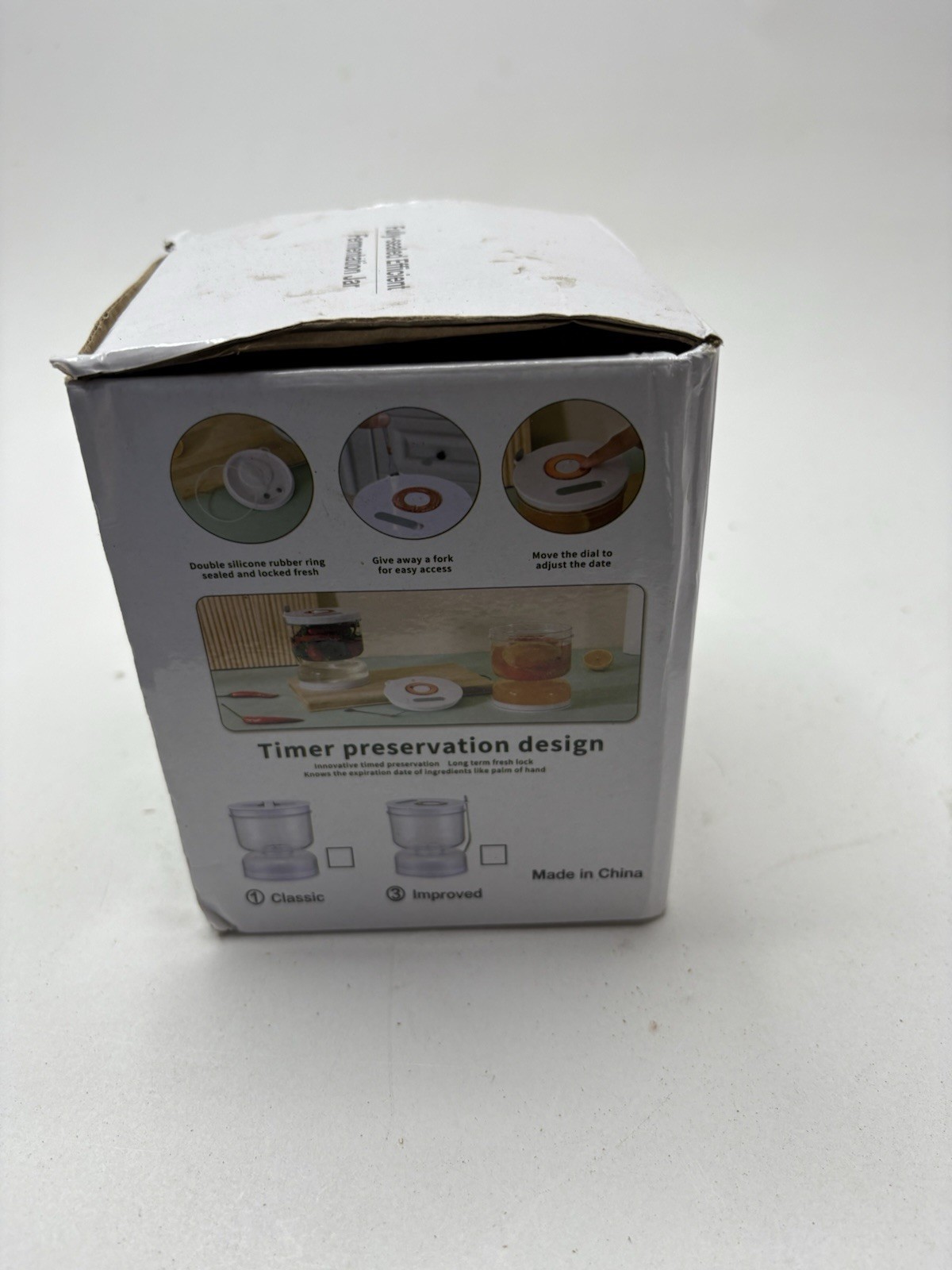 Fully Sealed Fermentation Jar Food Grade PC Plastic Pickling Storage Container