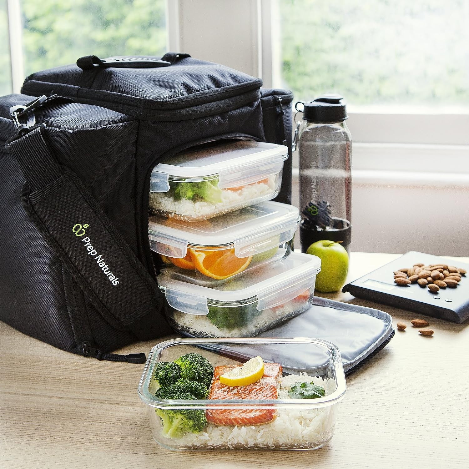 Dishwasher Safe Borosilicate Glass Meal Prep Containers – 5 Pack, Leakproof