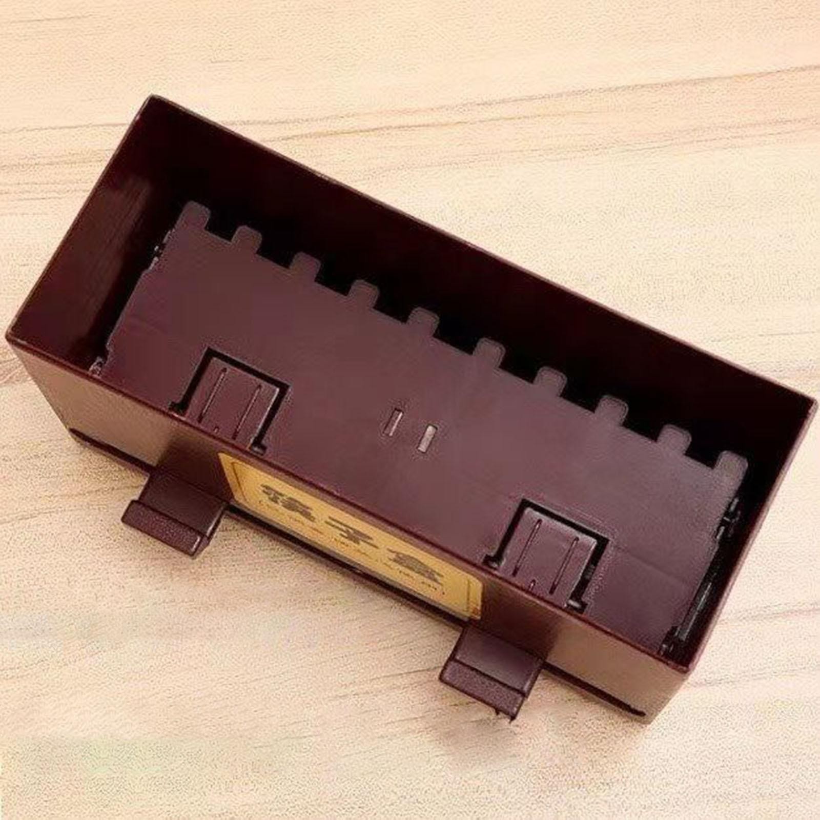 Straw Dispenser Storage Box Tabletop Easy to Use Drinking Straw Box Practical