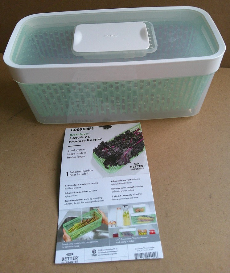 OXO Good Grips GreenSaver 5-quart Produce Keeper Large White