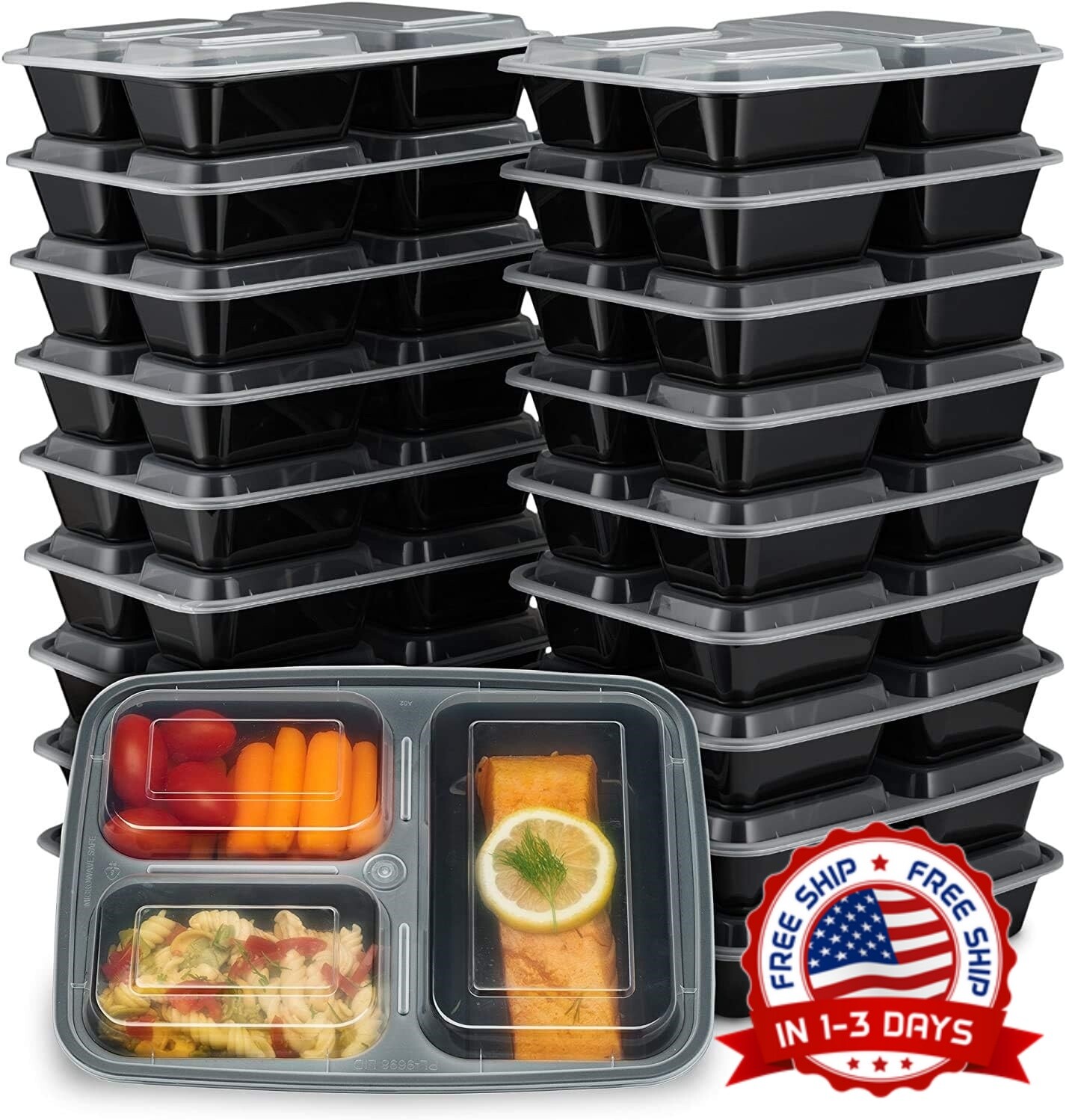 Plato de porciones para dieta bowl recipiente para alimentos fitness tuppers 20P