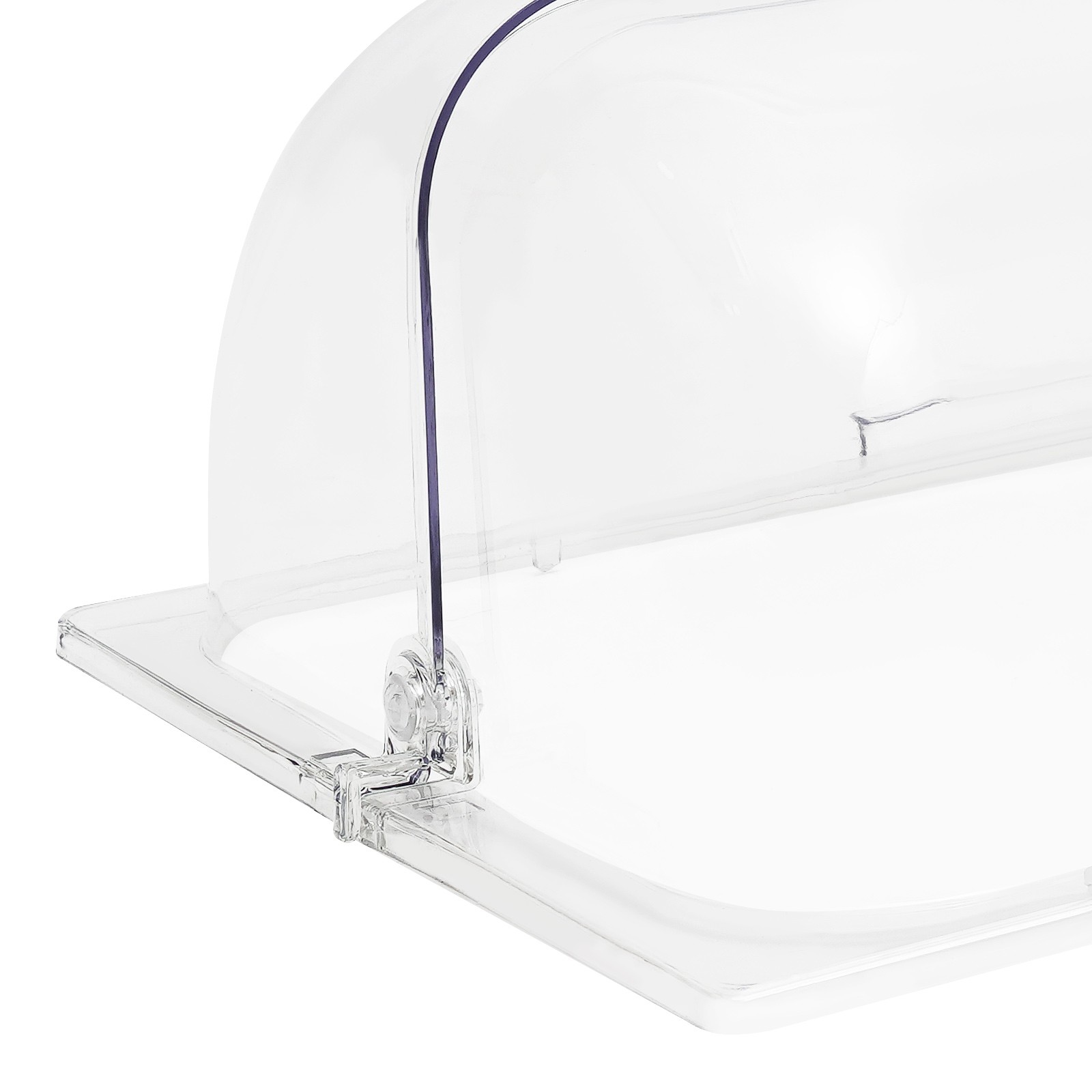 4 Pack Clear Roll Top Food Proof Cover Cover Chafing Dish Clear Display Cover