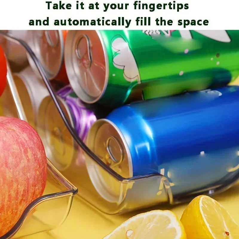 Refrigerator Organizer Bins Soda Cans Dispenser Bins Can Dispensers Auto Rollin