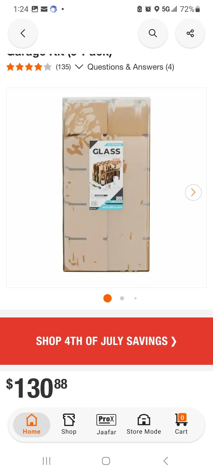 Glass Divider for KitchenGarage Kit (9-Pack)