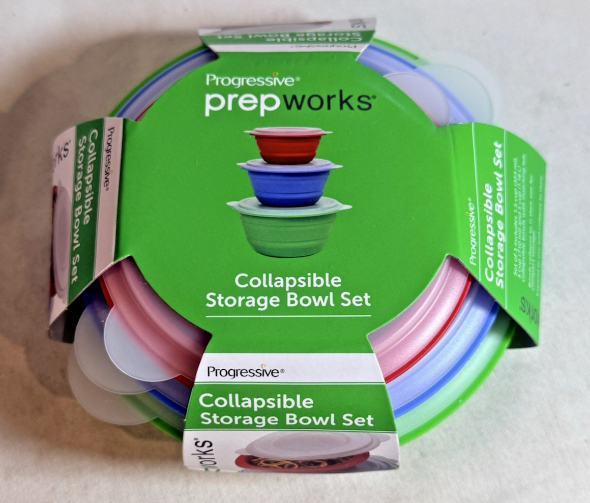 Prepworks From Progressive International CB-20 Prep/Storage Bowls, Set of 3 NEW