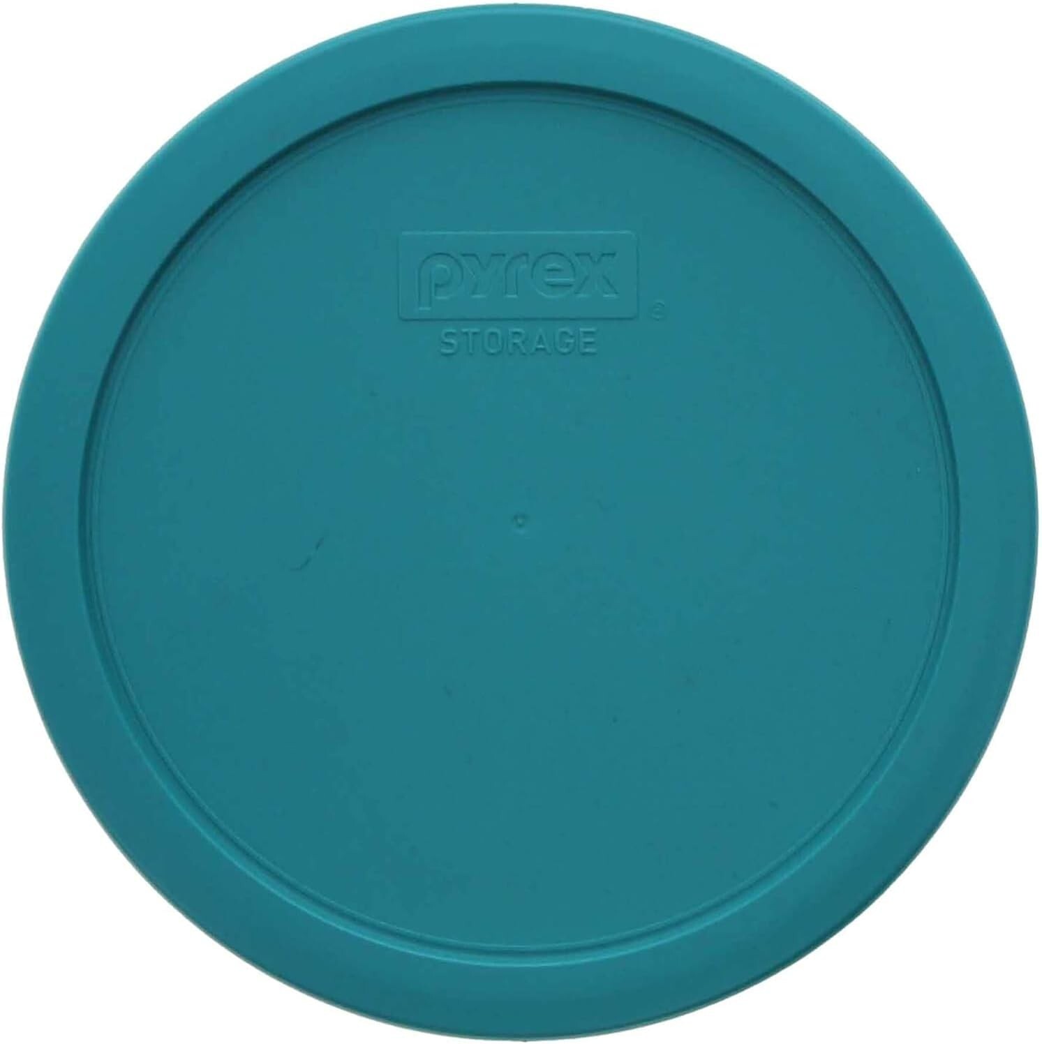 7-Cup Turquoise Plastic Food Storage Lids – 2 Pack, Microwave & Dishwasher Safe