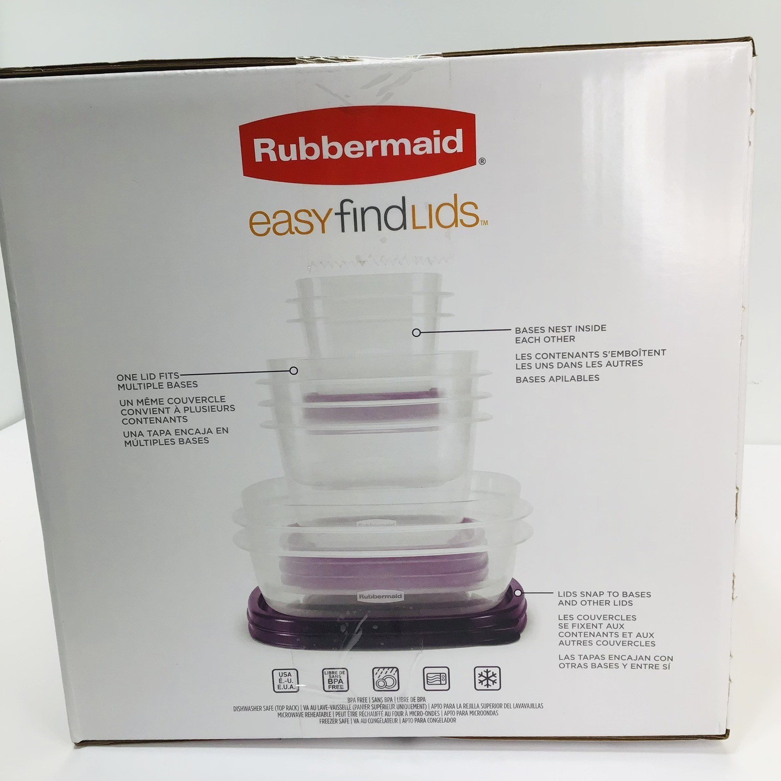 Rubbermaid 30pc Food Storage Set with Easy Find Lids – LIMITED EDITION AMETHYST