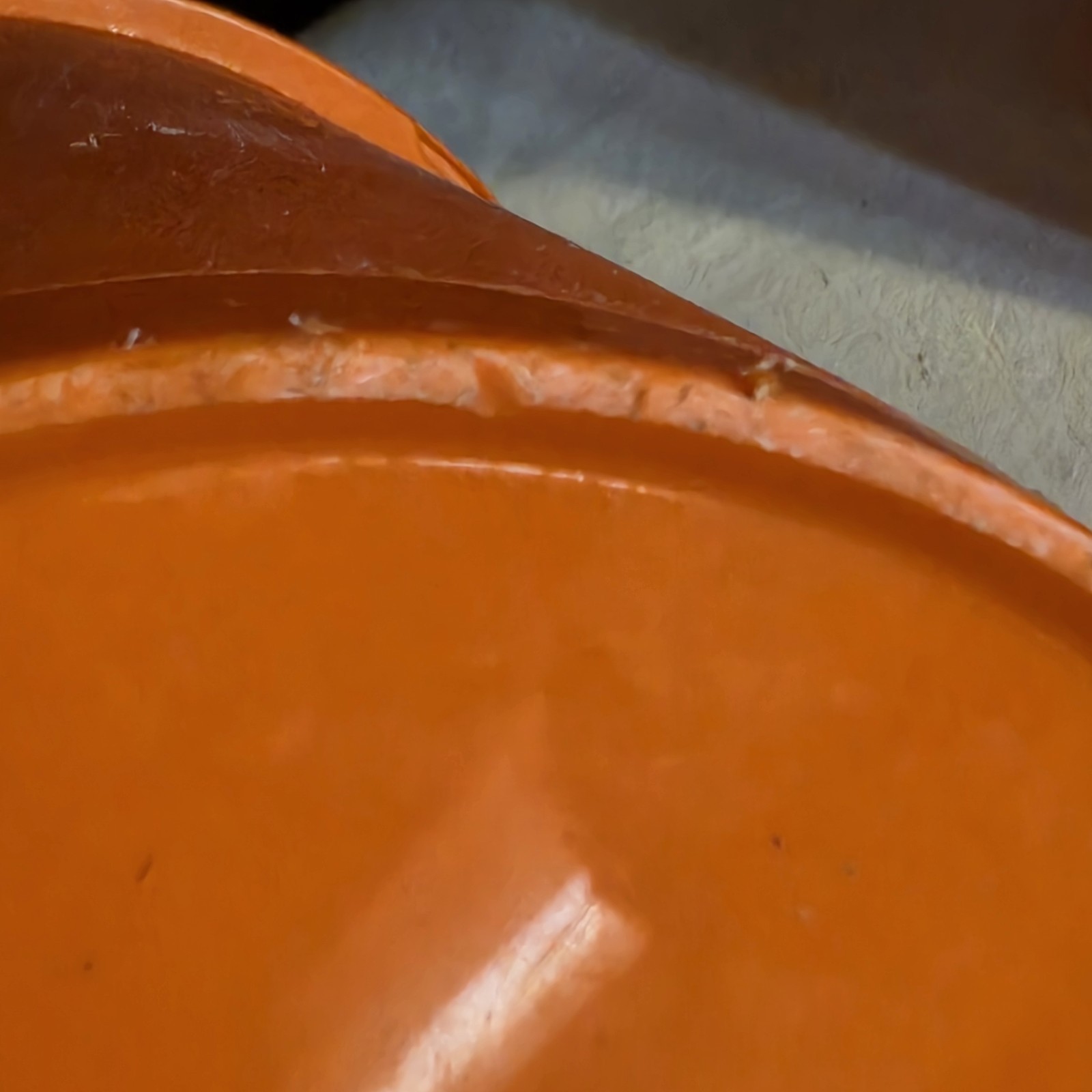 Tupperware Servalier Vintage Orange Round Snap Lid Canisters Set of 4 1.1-1.8L