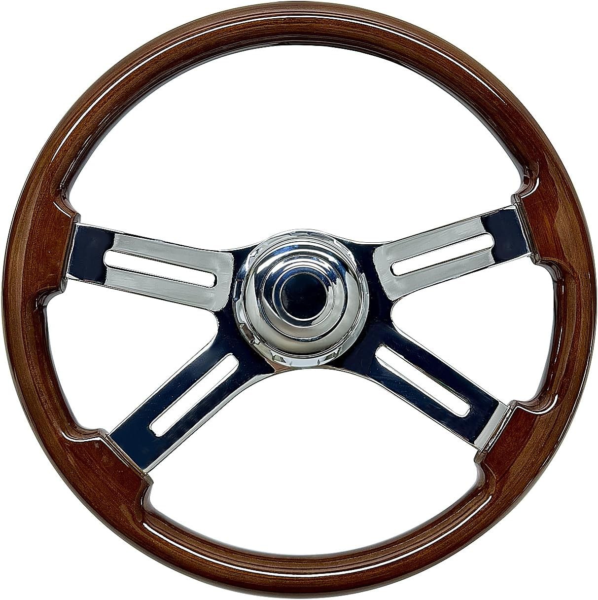 18 Inch Wood Steering Wheel Truck