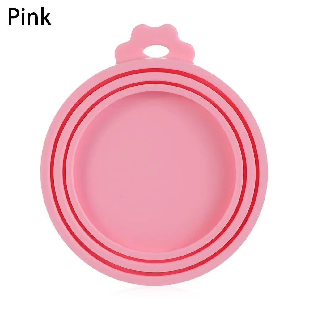 3 In 1 Silicone Canned Lid Reusable Food Tin Cover Keep Fresh Kitchen Organizati