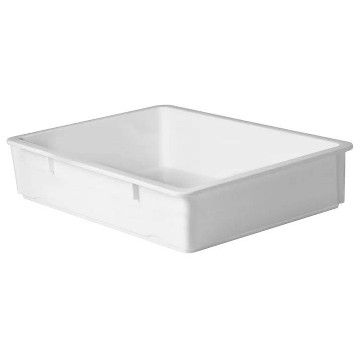 Kitchen Bakeware Dough Box Polypropylene White Storage 25.5″ x 17.5″ x 6