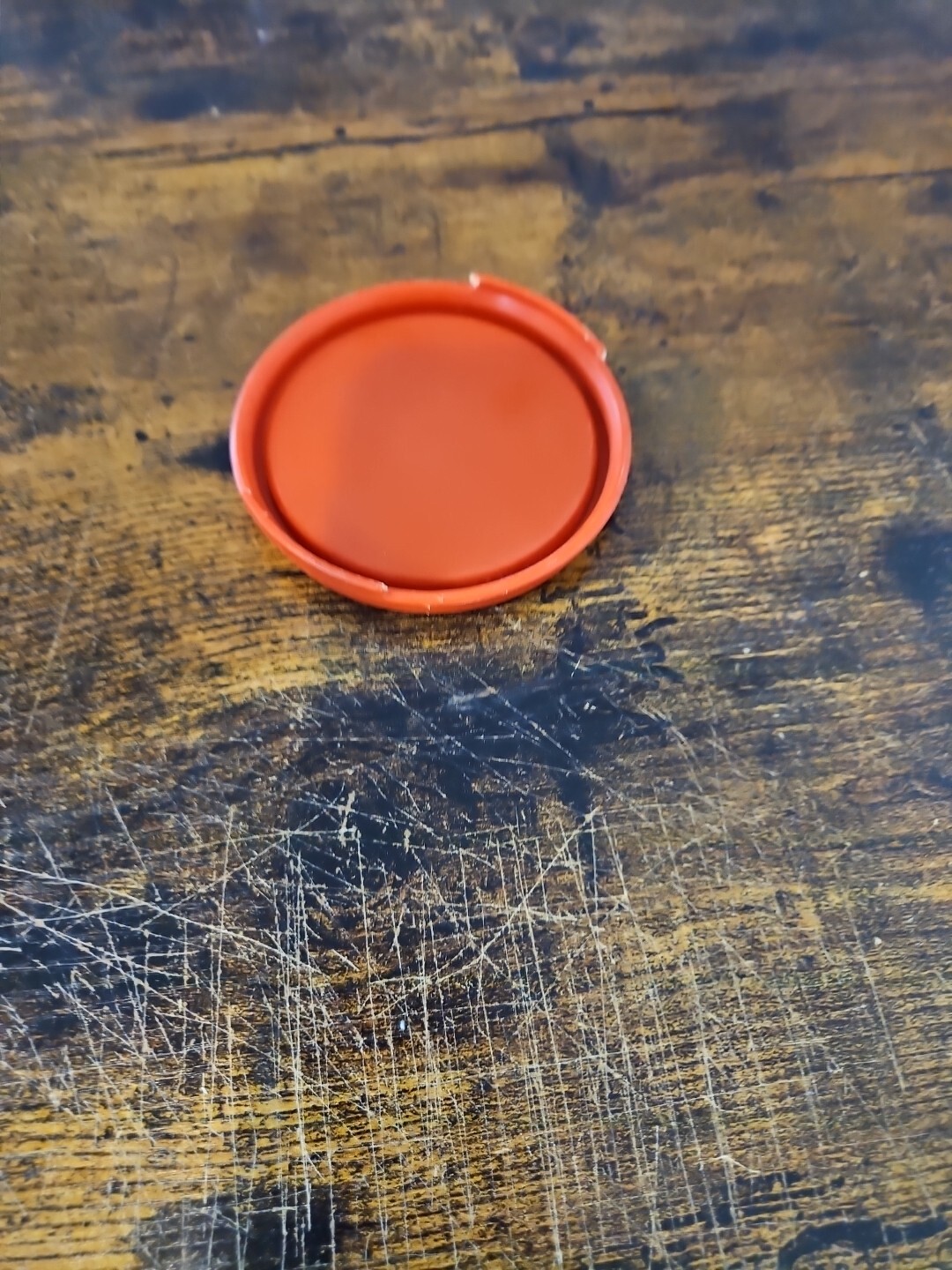 Tupperware Modular Mates Round Seal #1607 Red Replacement Lid