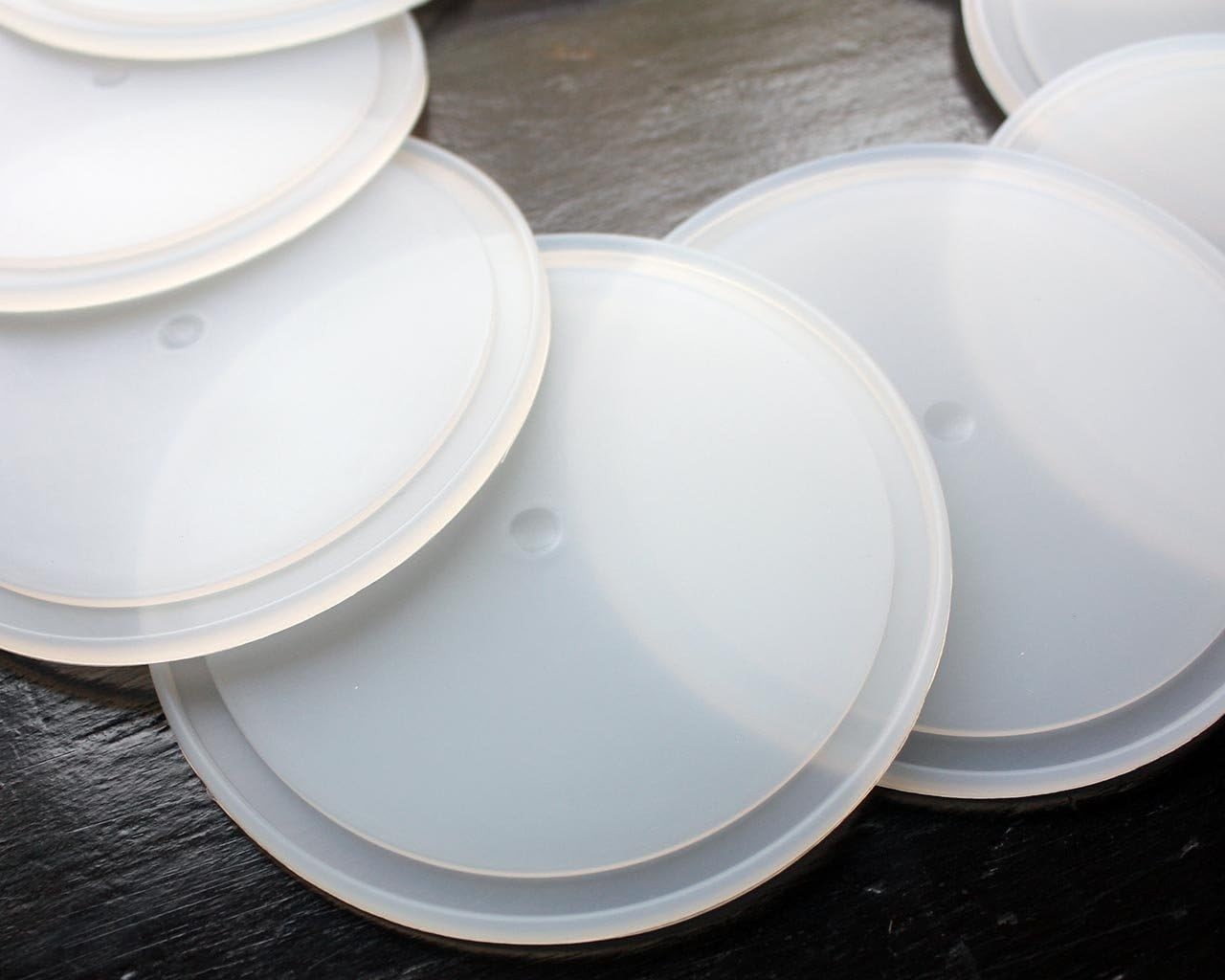 Leak Proof Platinum Silicone Sealing Lid Inserts/Liners for Mason Jars 10 Pac…