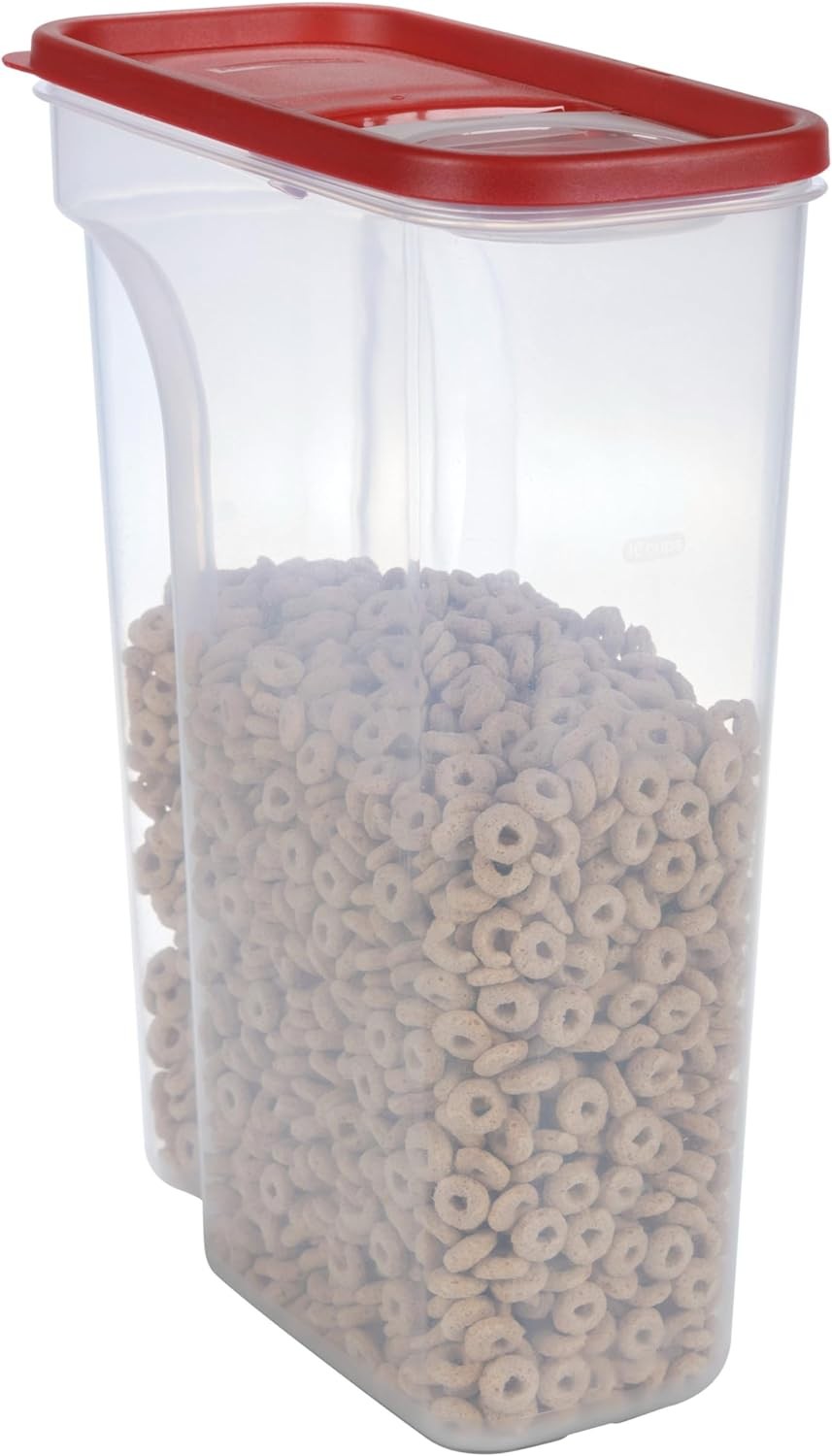 Rubbermaid Modular Cereal Keeper, Large 22-Cup, Red