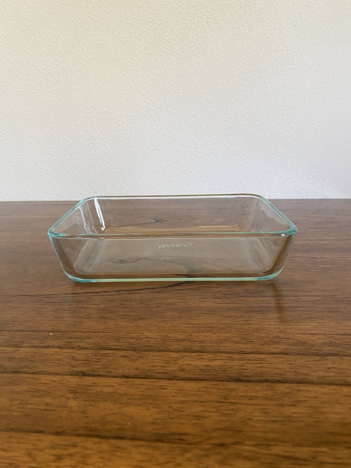 Pyrex Rectangle Clear Glass Storage Containers w/ Red Snap Lids 6pc