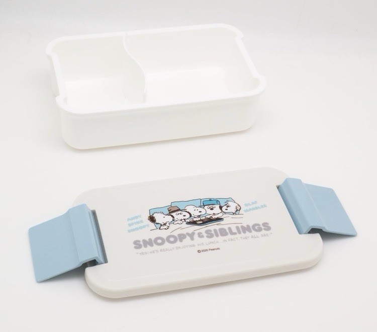 Peanuts Snoopy & Siblings bento box food container lunch square 550ml OSK