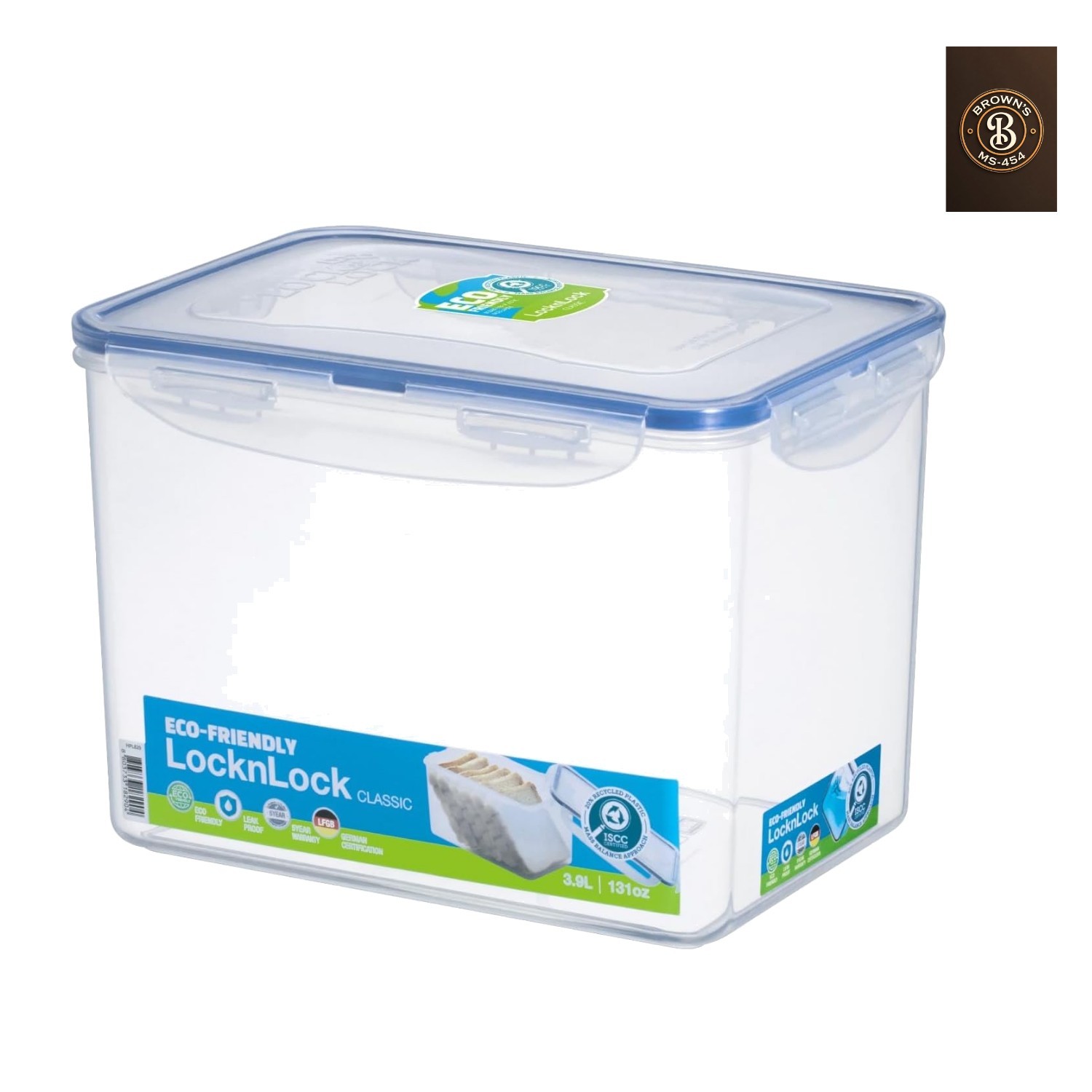 Easy Essentials Food lids/Pantry Storage/Airtight containers, BPA Free, Recta…