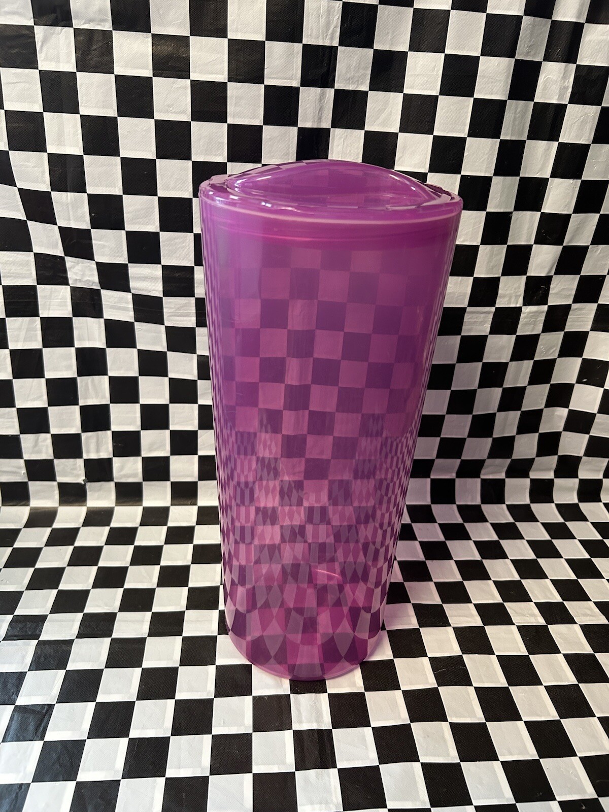 PURPLE Plastic PASTA Style Food Storage Container With Lid Cereal Rice
