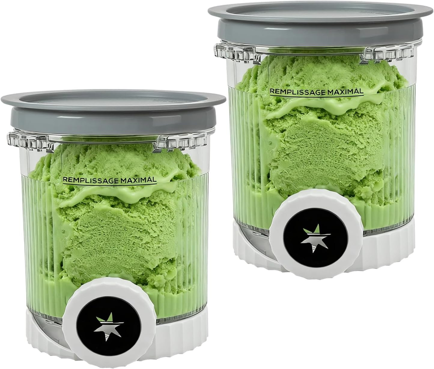 Containers Replacement for Ninja Swirl by Creami Pints and Lids – 2 Pack, Creami