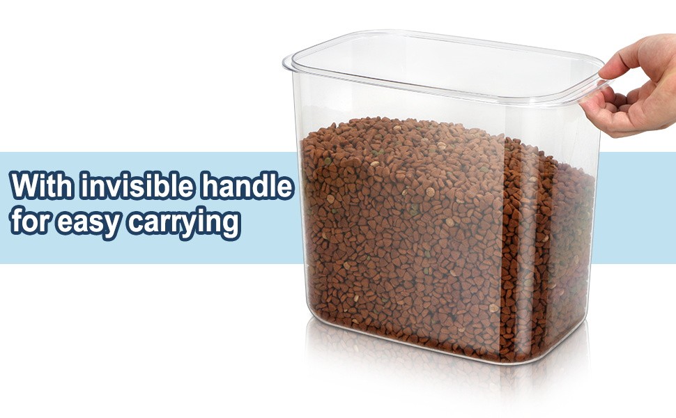 12 lbs Airtight Dog Cat Food Storage Container and Dog Treat Containers