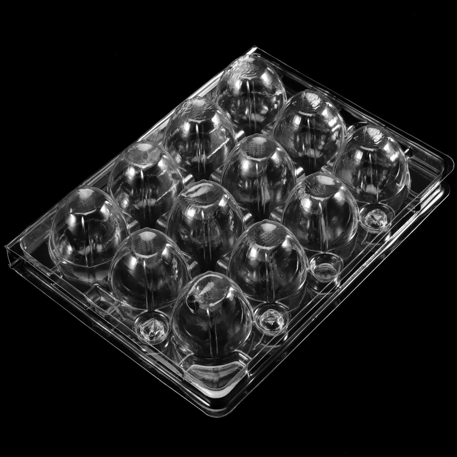 150 Pack 12 Grids Plastic Quail Egg Carton Bulk Clear Quail Eggs Carton Holders