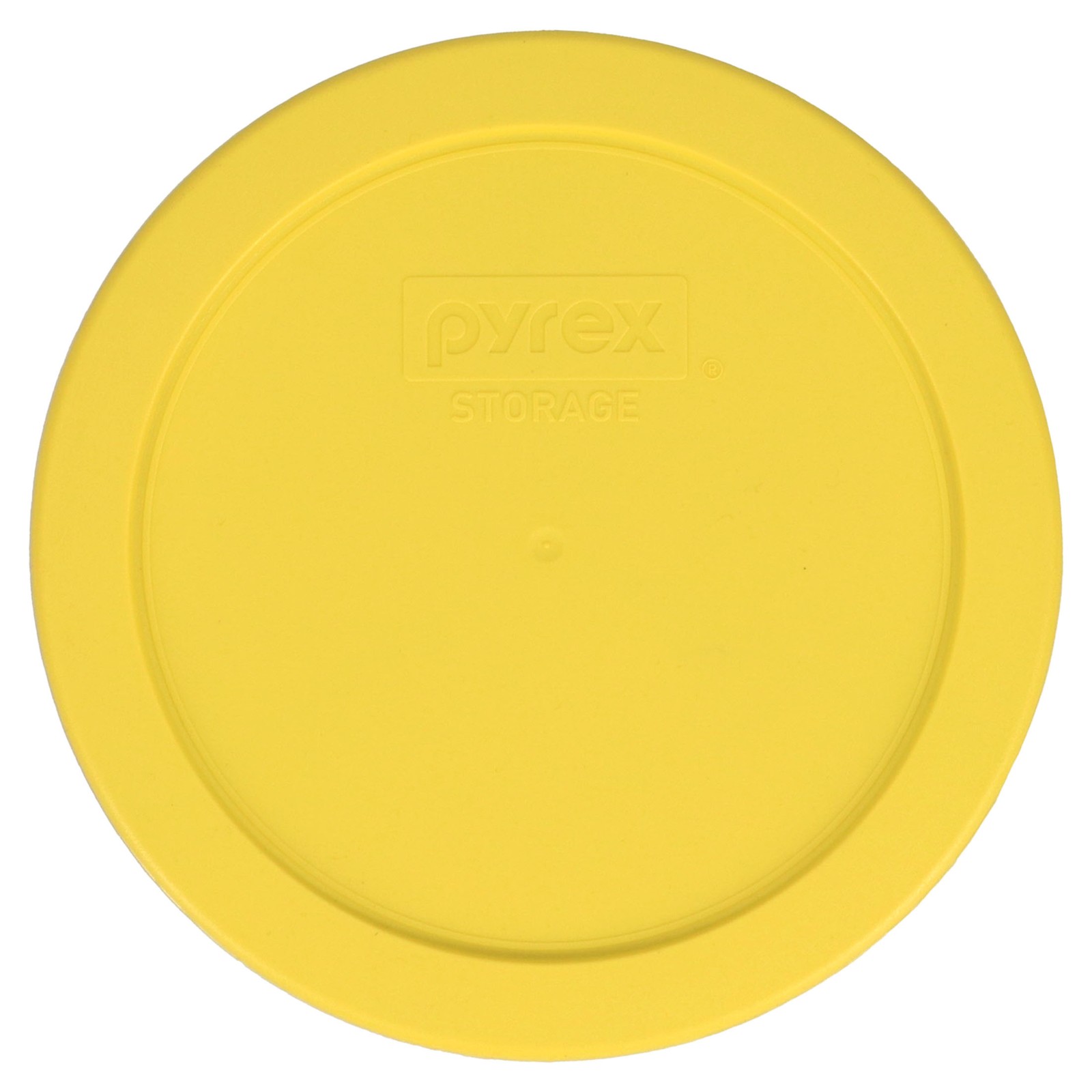 Pyrex 7201-PC Yolk Yellow Round Plastic Replacement Lid Cover