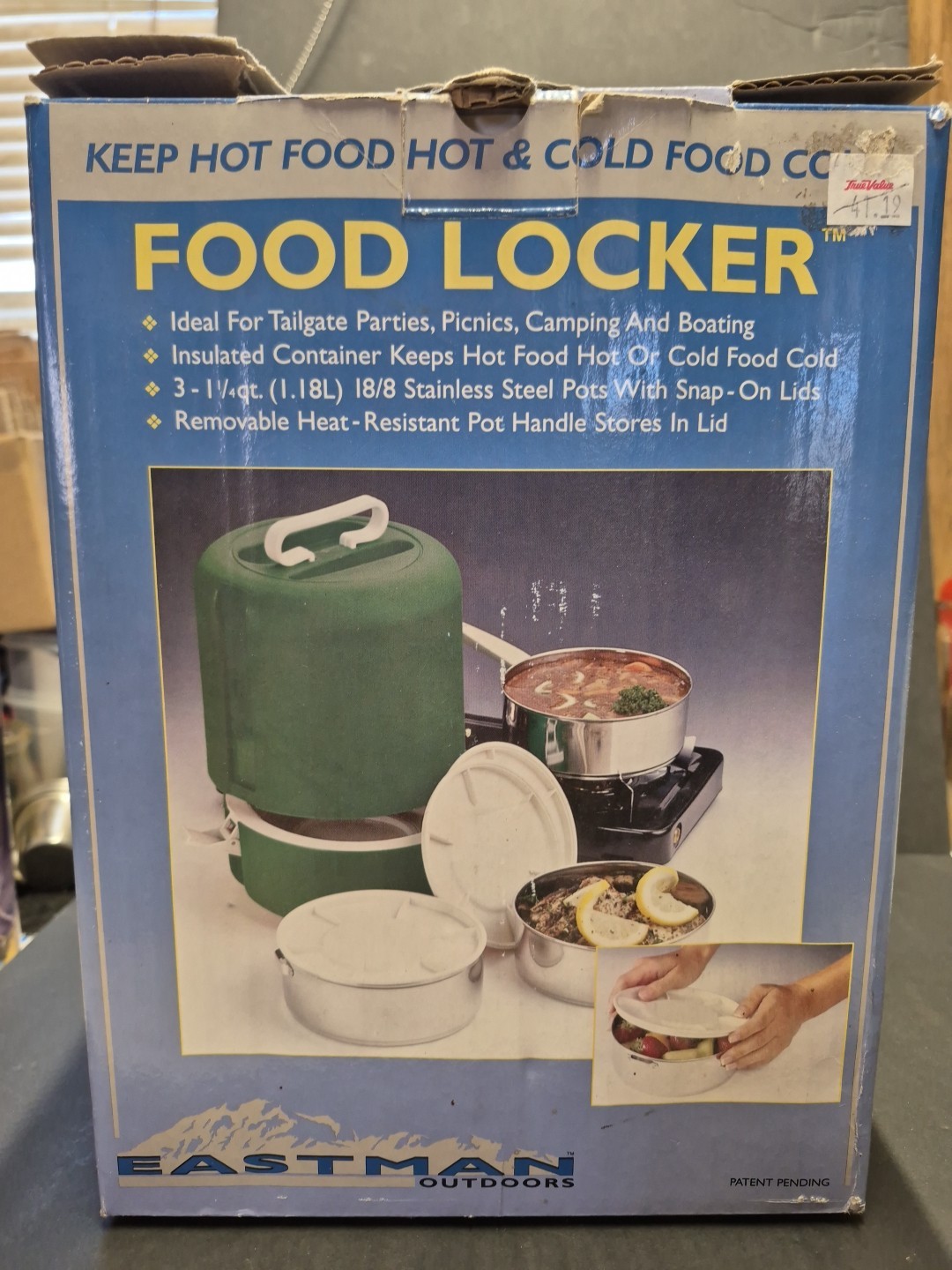 Eastman Outdoors Food Locker Insulated Hot or Cold Food Storage Complete Set