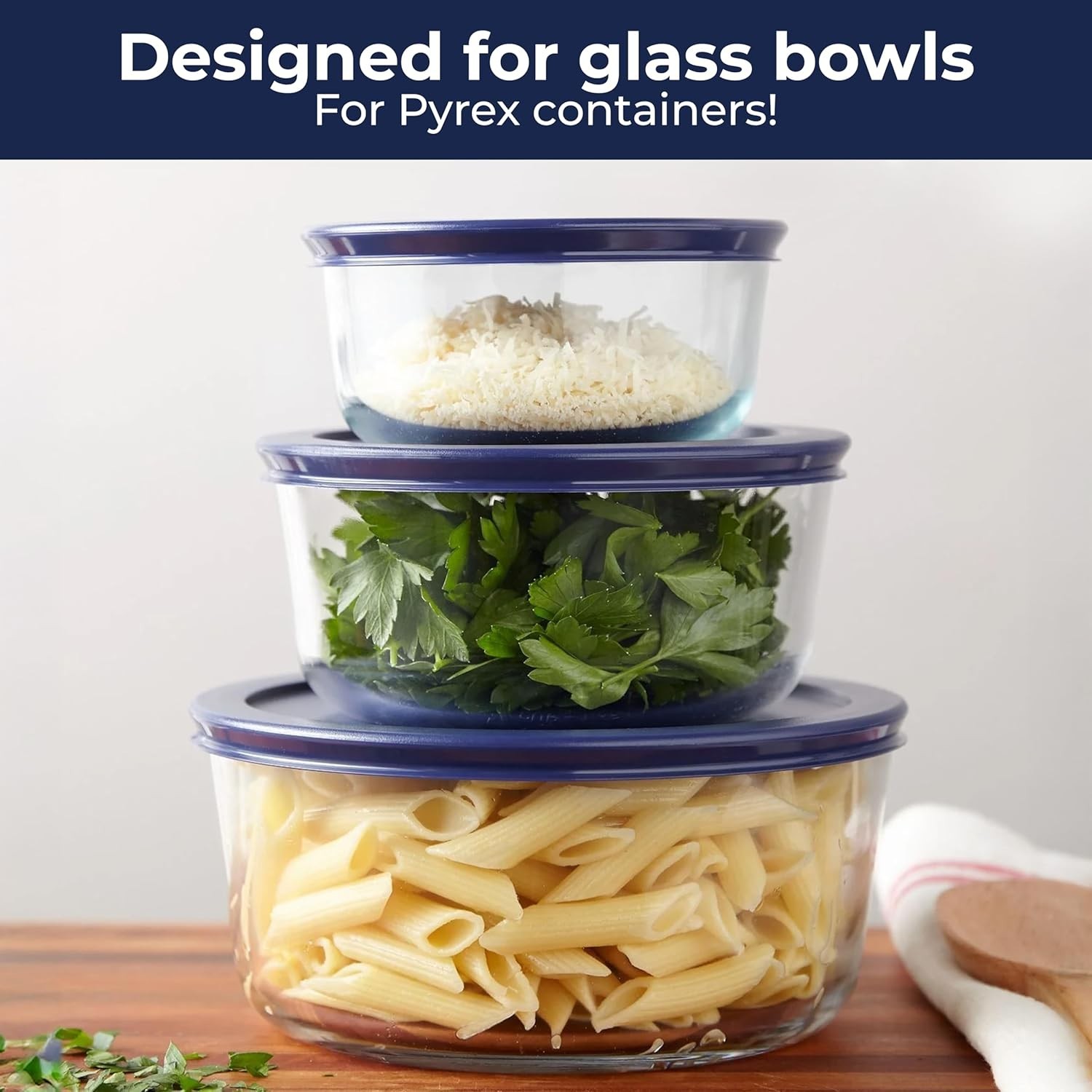 Replacement Lids Compatible With Glass Containers Durable Leakproof Lids