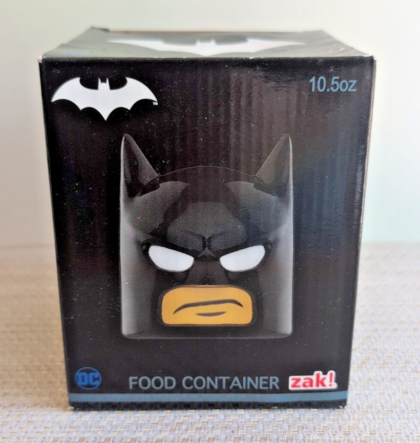 Loot Crate Exclusive Lego Batman Food Snack Container Zak! DC Comics 10.5oz NEW