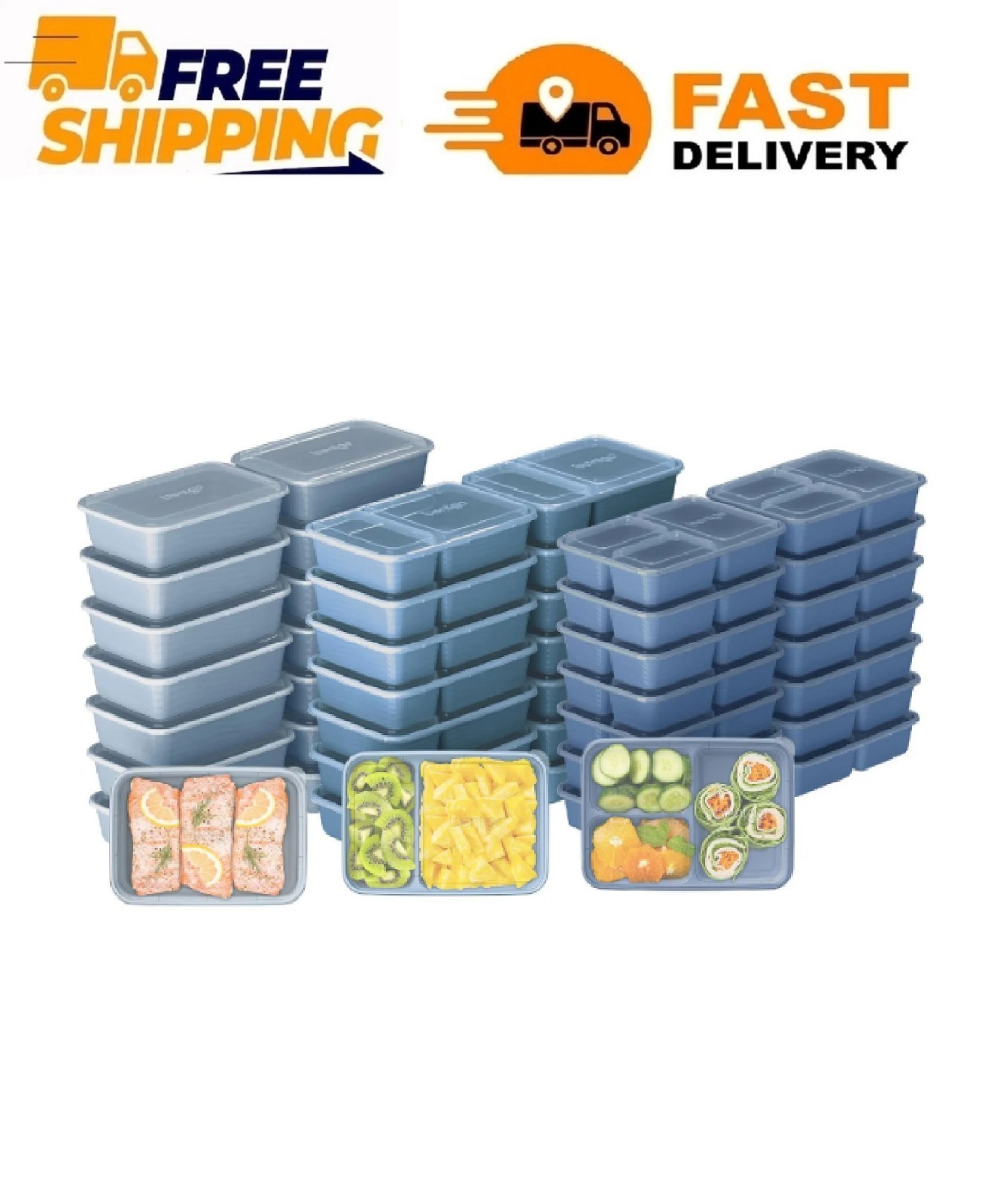 Bentgo 90 Piece Meal Prep Set, Choose Color