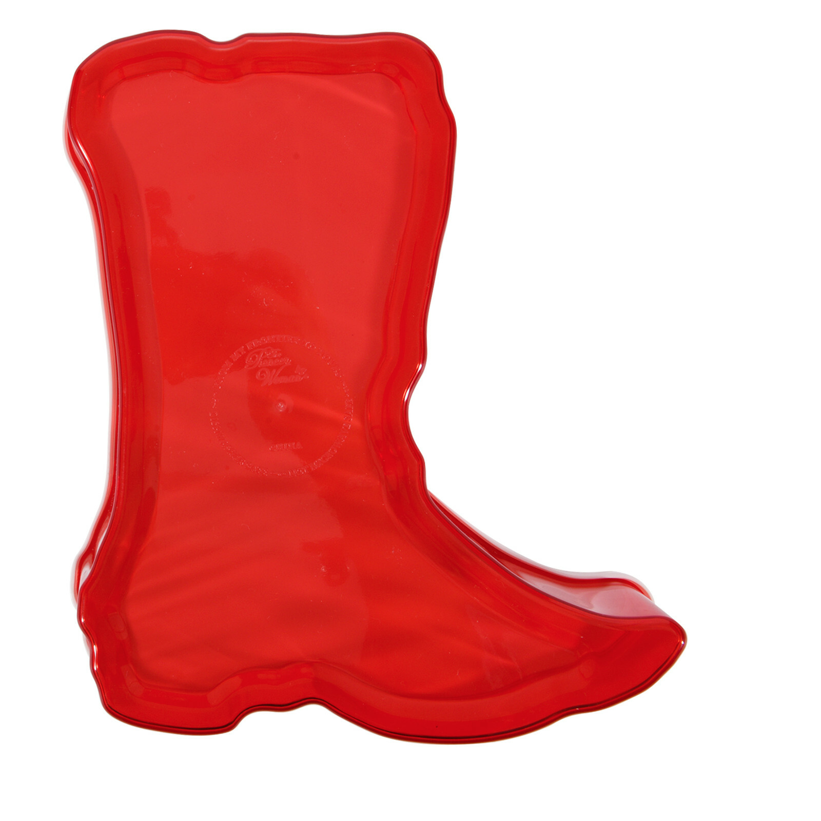 The Pioneer Woman Christmas Western Cowboy Boots Shaped Cookie & Treat Container