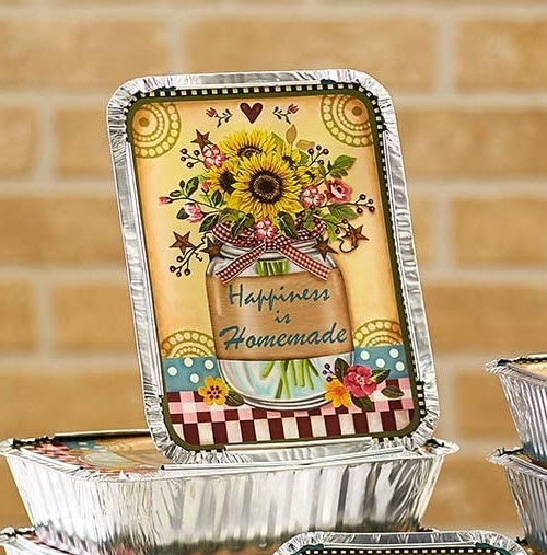 “Happiness is Homemade” Leftover Goodie Food Container Set – 12-Pc NEW