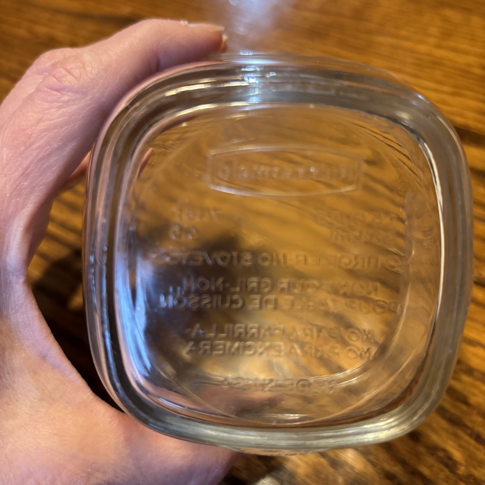 Rubbermaid Glass Storage Container NO LID 1.5 Cups 354 ml 7N61 Discontinued