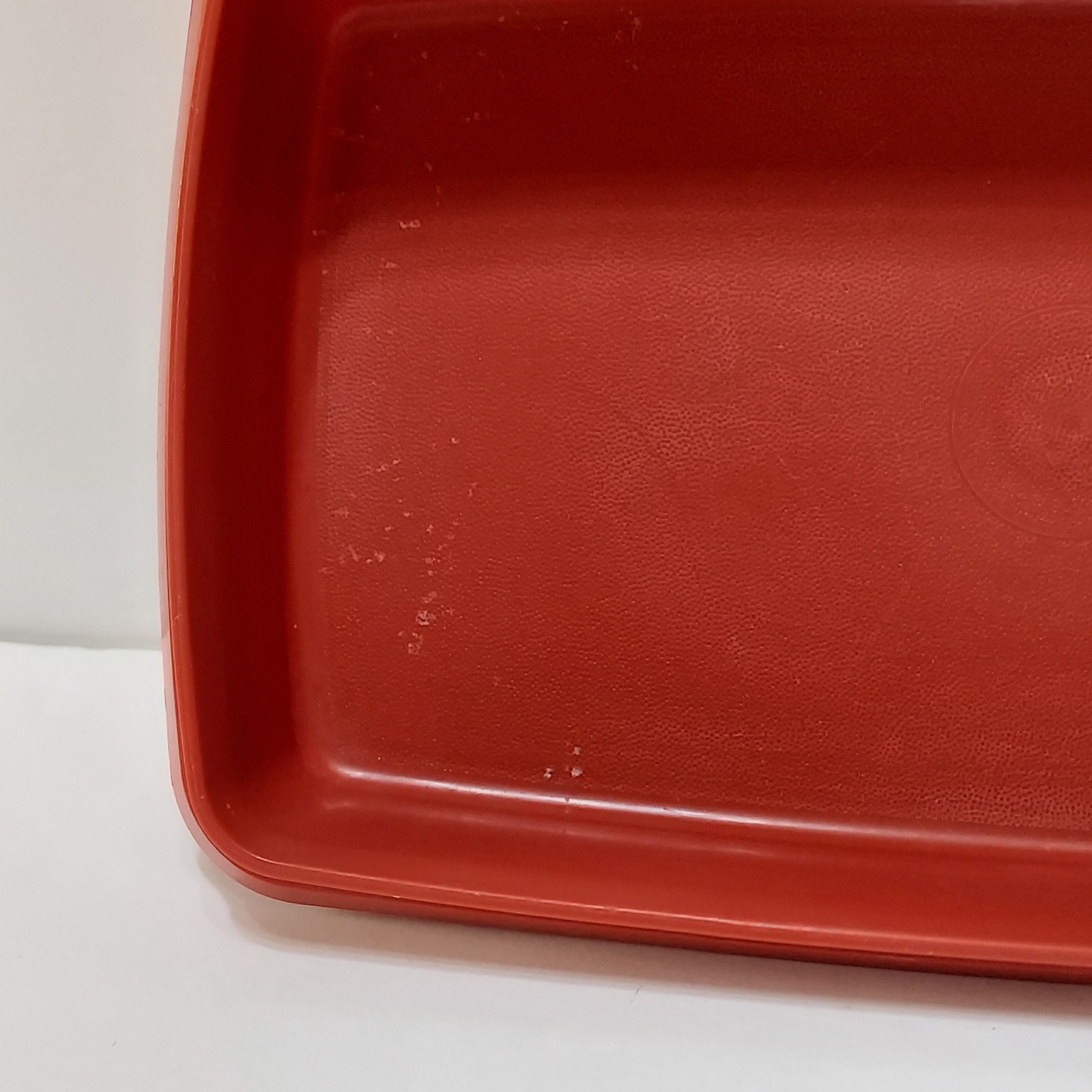 Vintage Tupperware 816-18 Red Paprika Deli Meat Cheese Container Only