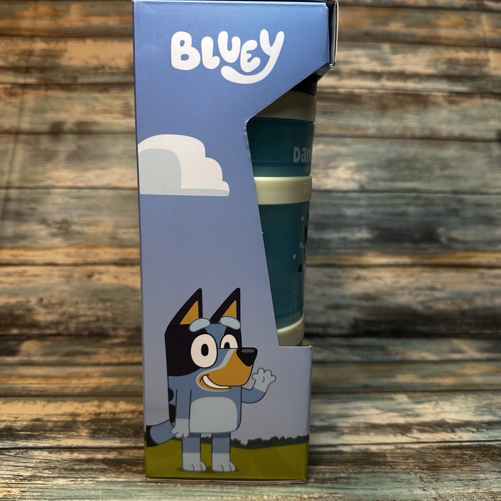 NEW BLUEY Portable Snack Stacking Container Cups Pack of 2 💙 BPA Free