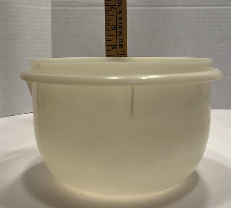 Vintage Tupperware Fix N Mix Nesting Bowls with Lids Sheer Set of 3 Flaws READ