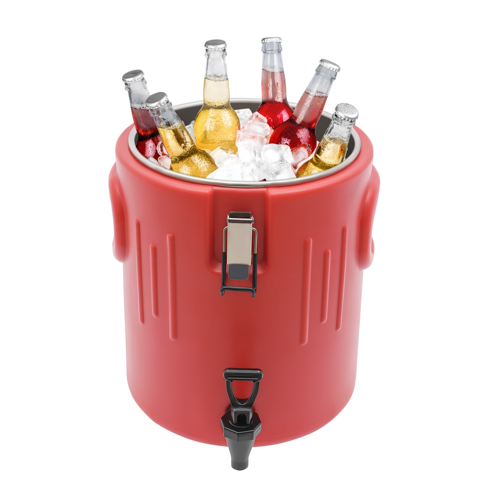 New Drink Dispenser 4.09Gal Beverage Dispenser Insulated Bucket With Spigot