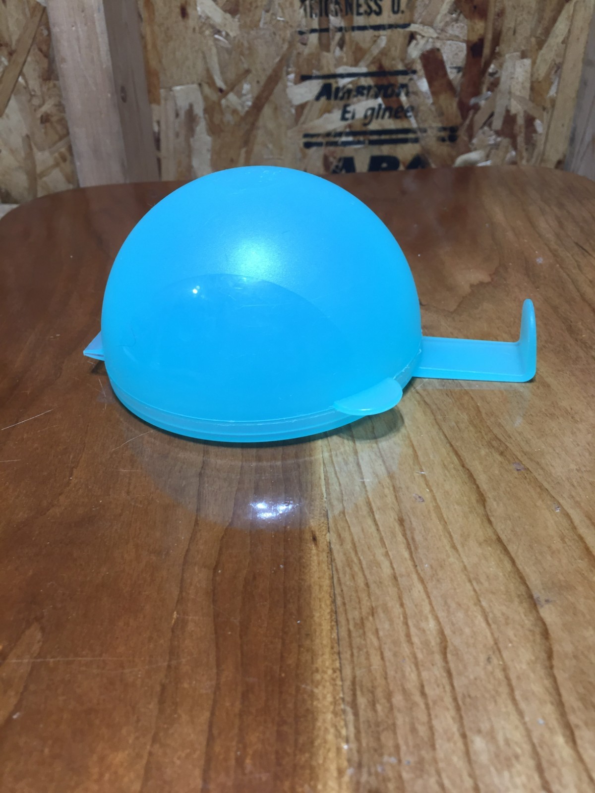 Tupperware Forget Me Not Keeper 4201B-1 Onion Tomato Refrigerator Container Blue