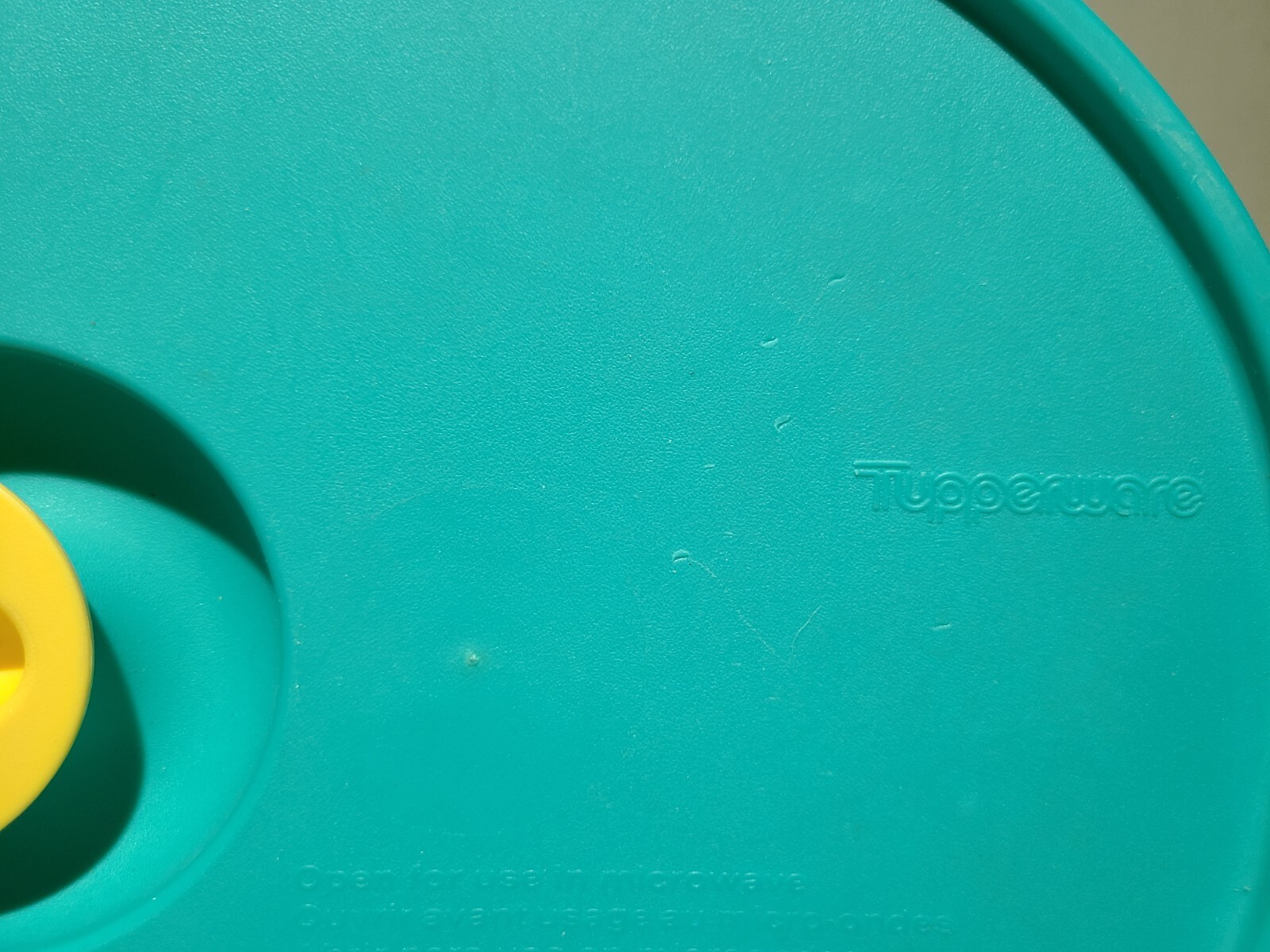 Tupperware Green Microwave Bowl Vented Replacement Lid Number 2649A