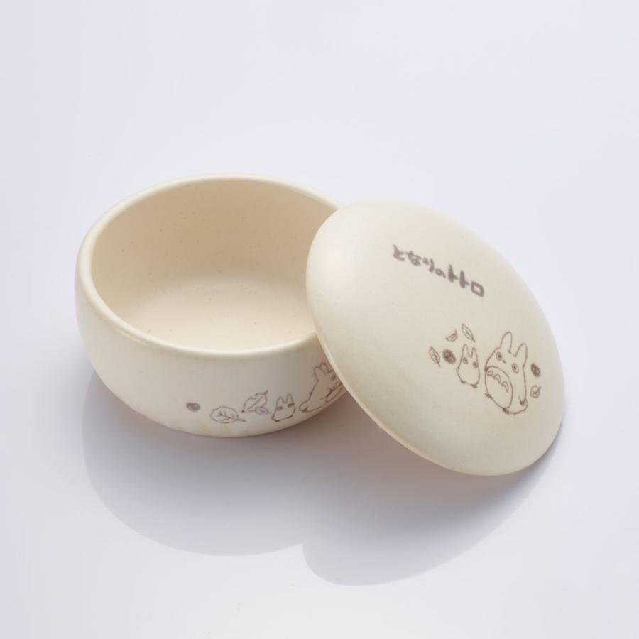 BankoWare Totoro Ohitsu Go Ceramic Continer for Cooked Rice White Ghibli Japan
