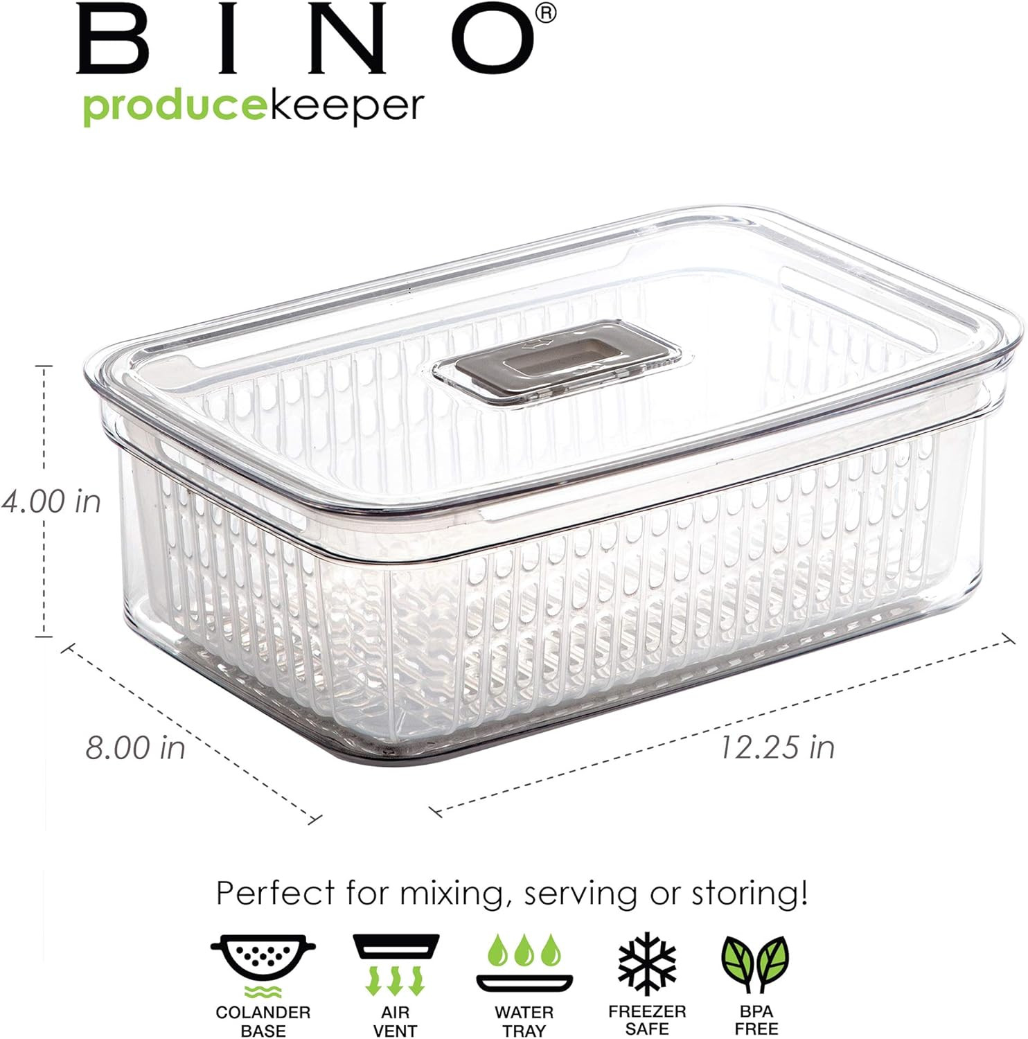| Produce Saver – 15.2 Cup/3.6L | Fridge Storage Containers for Fruits and Veget