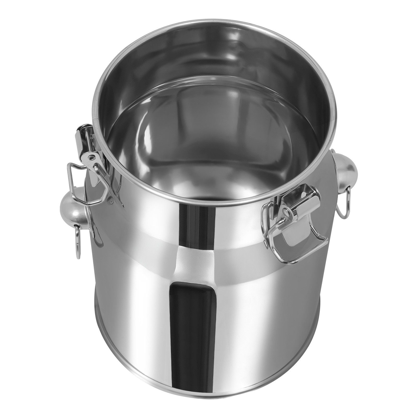 201 Stainless Steel Milk Can 5L 1.32Gal Milk Container Milk Bucket Good Sealing