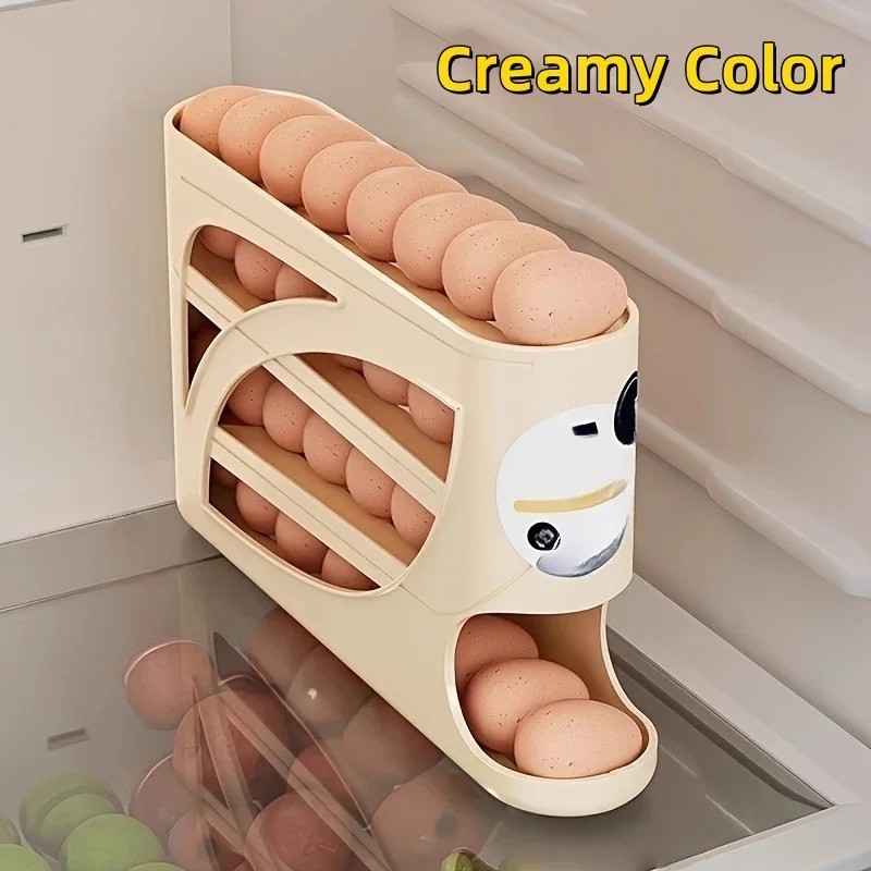 Egg Storage Container for Refrigerator Holds Size: 28 to 30 Eggs