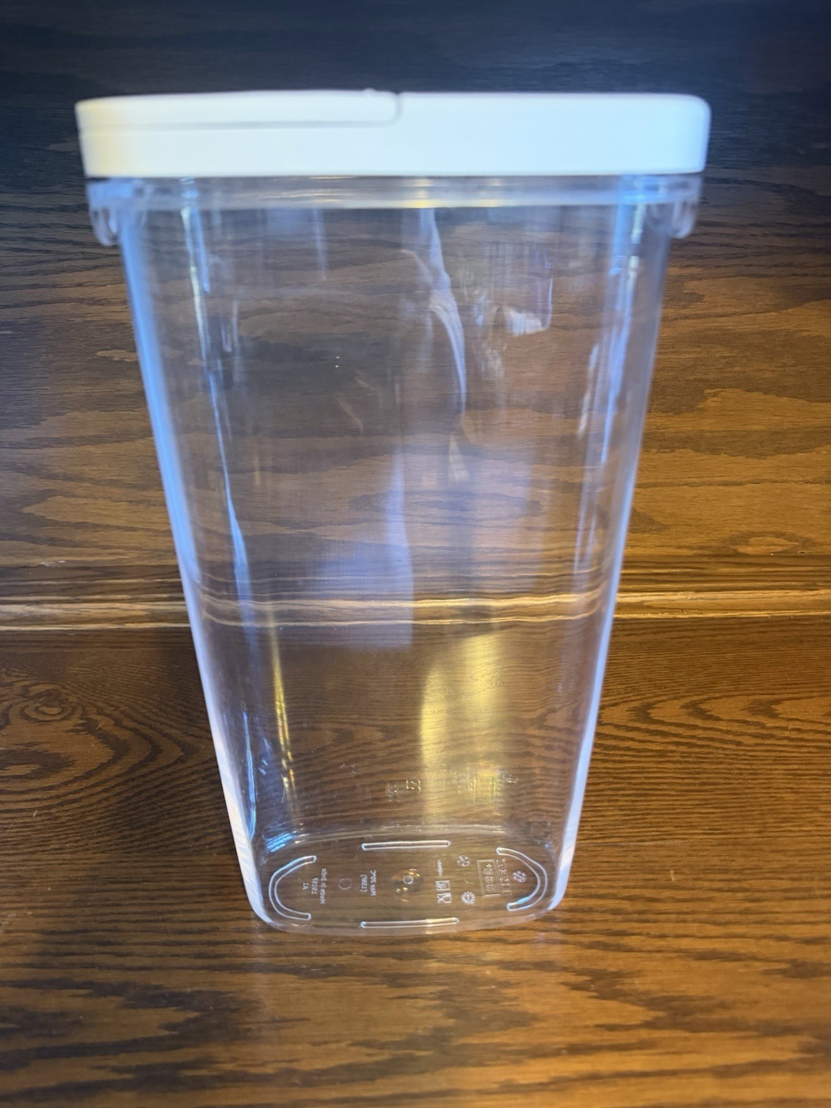 IKEA 365+ Dry food container with lid, clear/white, 2 qt, 12 x 7×3″